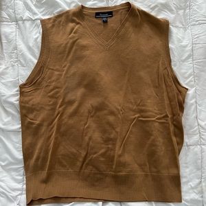 Faconnable Tan Sweater Vest L